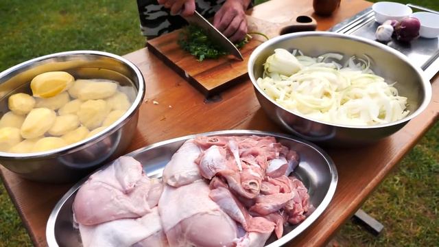 ЛЮБИМОЕ БЛЮДО ГОСТЕЙ. МНОГО МЯСА В КАЗАНЕ.