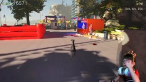 Симулятор козла  - встреча с черепашками Ниндзя, детское видео, без мата, играет маленькая девочка.