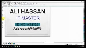 How to Make student id card design in coreldraw Urdu/hindi sr Graphics