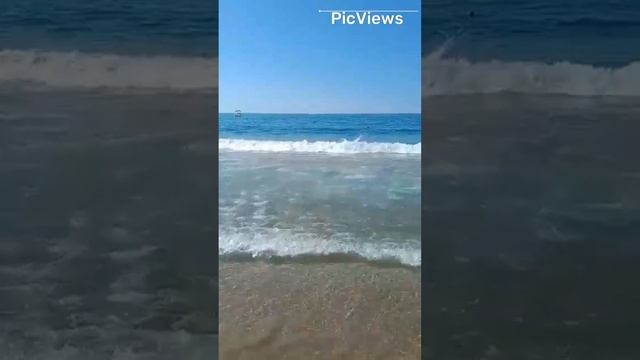 Турция. Анталья. Аланья. Пляж "Инжекум". Погода, море и пляж в октябре 2023