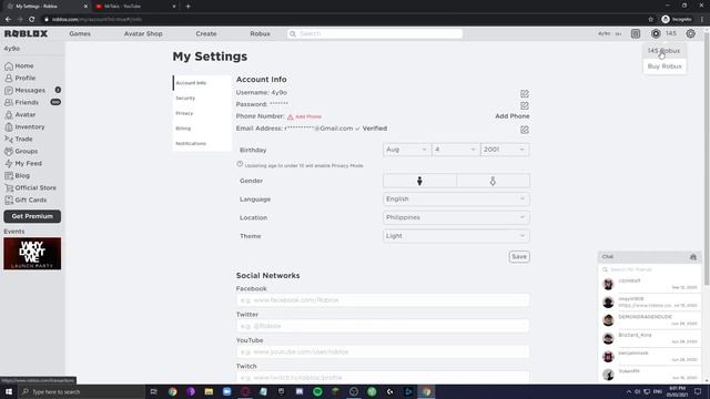 FREE ROBLOX RICH ACCOUNT *HAS 145 ROBUX* (READ DESC) смотреть онлайн