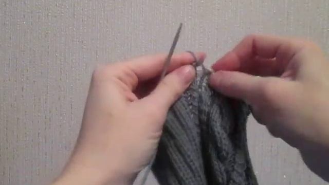 Вязание спицами. Шапка чулок для ребенка. смотреть онлайн