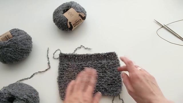 Обзор на пряжу Drops Alpaca Boucle смотреть онлайн