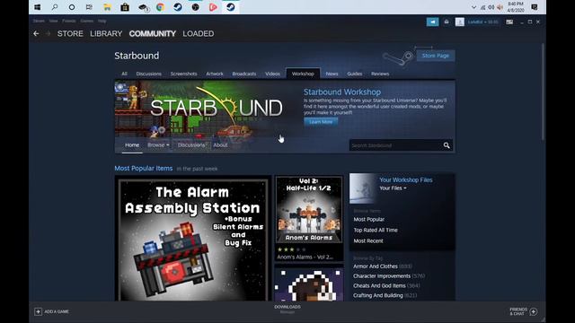 How to install Starbound Mods Through The Steam Workshop смотреть онлайн