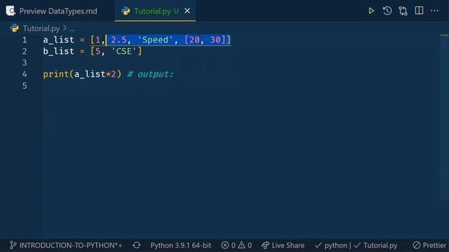 PYTHON DATATYPES | PART - 2 | LISTS | 2021 | CRASH COURSE | PYTHON PROGRAMMING