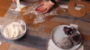 I'm making a homemade heart cake.