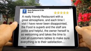 Saras Restaurant & Bar North HarrowRemarkable5 Star Review by Betty Montijo