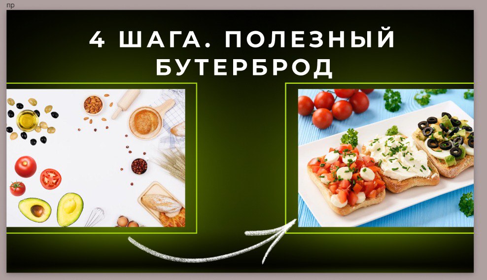 Полезный Бутерброд! 4 шага для приготовления