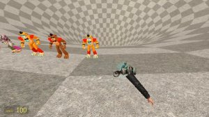 DESTROY ALL 3D CATNAP SMILING CRITTERS POPPY PLAYTIME FREDDY FAZBEAR in BIG FUNNEL - GMod