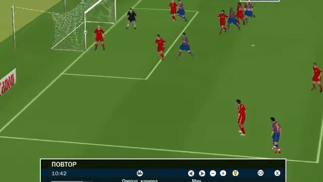 FIFA10: Хави закрутил с углового=) смотреть онлайн