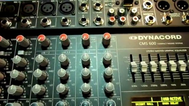 Обзор микшерного пульта Dynacord CMS600-3 |unboxing| смотреть онлайн