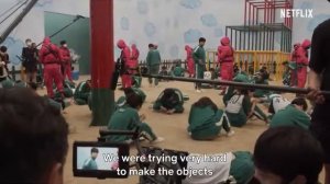 Как снимали сериал "Игра в Кальмара" Тренд!!!