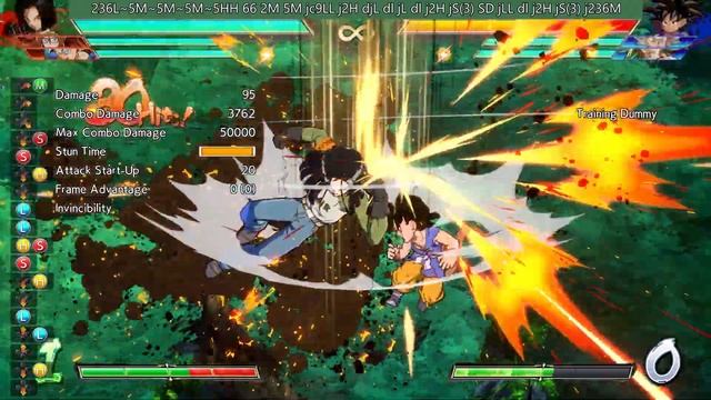 DBFZ 1.30 Android 17 BnB / Advanced Combos | DRAGON BALL FighterZ