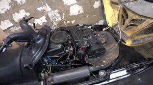 Топливная система снегохода Тайга - ремонт, устранение подсоса, замена фильтра. В гостях у Владимир