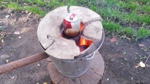 Плавим аллюминий в самодельной плавильне