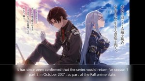 86 Season part 2 [86―エイティシックス―] | Upcoming Anime 2021