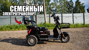 Электрический СЕМЕЙНЫЙ трицикл | Обзор на базе WHITE SIBERIA SIBTRIKE