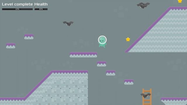 An experimental level for my first platform game using Godot смотреть онлайн