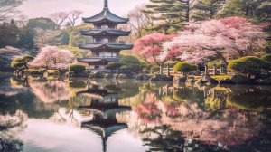 Zen in the Cherry Blossom Garden - Japanese Zen Music - Japanese Flute Music For Meditation