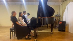 А. Цфасман «Снежинки», А. Цыганков «Тустеп» // фортепианный квартет ДШИ им.В.В.Крайнева