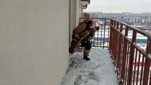 Пожарно-тактическое занятие на высотном доме в Кудрово