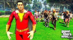 ШАЗАМ ВЫЖИВАЕТ В ЗОМБИ АПОКАЛИПСИСЕ В ГТА 5 МОДЫ! SHAZAM ОБЗОР МОДА В GTA 5! ИГРЫ ГТА ВИДЕО MODS