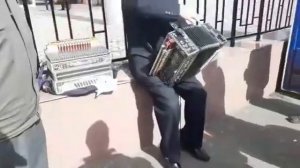 КУЗЬМИНКИ! Гармонист Алишин Виктор Григорьевич (Из архива).