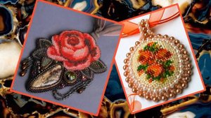 Кулоны из бисера. Часть 6