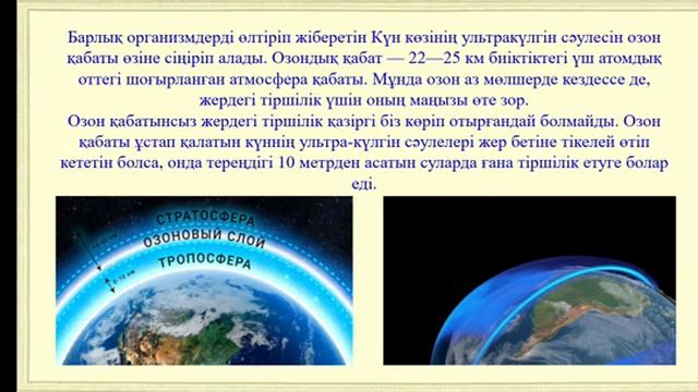 4 сынып. Жаратылыстану. ЖЕРДЕГІ ТІРШІЛІКТІҢ ҒАРЫШҚА ӘСЕРІ