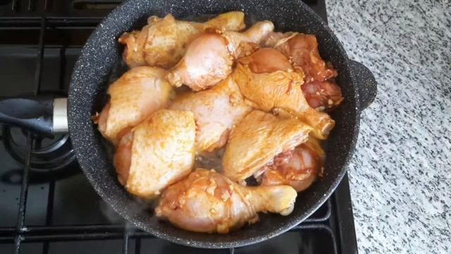 Жареная картошка с курицей. Курица с картошкой. Супер рецепт.  #курицаскартошкой#ужин#еда
