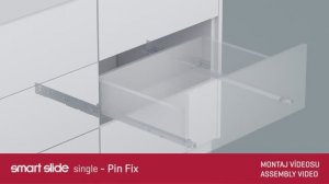 Smart Slide. Установка направляющих частичного выдвижения с PinFix от SAMET