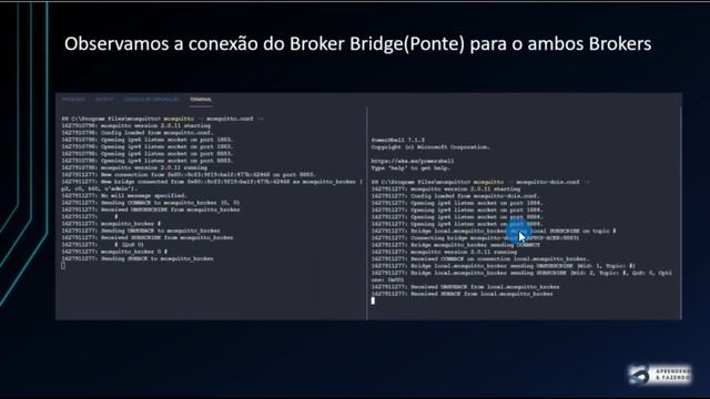 ? Vídeo 4 Conectando dois Mosquitto(Brokers) em modo Bridge - IOT смотреть онлайн