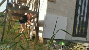 Первая ночь. Утепление фасада. Новые двери и уже плохие. Строим дом своими руками.