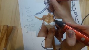 3D PEN ART |  BALLERINA | КАК НАРИСОВАТЬ БАЛЕРИНУ 3D РУЧКОЙ