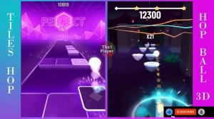 Tiles Hop Vs Hop ball 3d ( Endless mode )