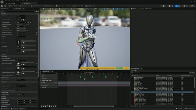 Редактирование анимации в Unreal Engine 5 (UE5)