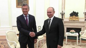 В Кремле проходят переговоры президентов России и Аргентины Владимира Путина и Маурисио Макри