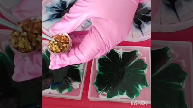 Печальный опыт, или как я делала набор подставок #эпоксиднаясмола #хобби #подстаканники смотреть онлайн