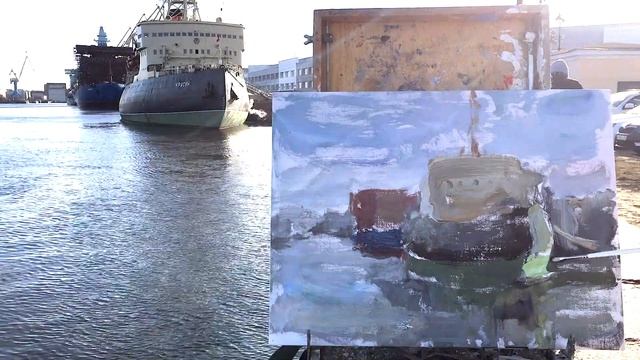КАК НАРИСОВАТЬ  красивый пейзаж | SpeedArt
