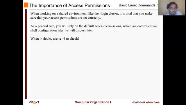 CS2505 - Week 1 - Linux: Access Permissions, More Commands, Editing Text Files смотреть онлайн