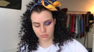 РЕТРО МАКИЯЖ ИЗ 80-х | Как КРАСИВО носить голубые тени |Повторяю макияж