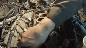 Toyota Alphard 3.0 Замена датчиков детонации