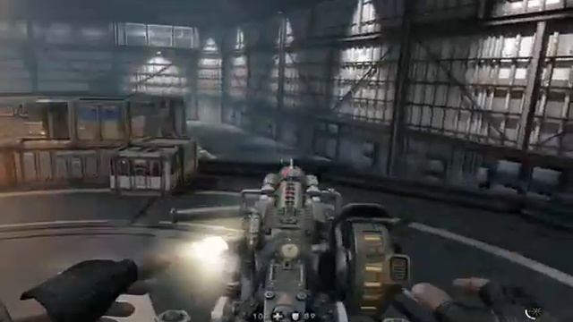 Wolfenstein The New Order Прохождение 15 Откройте ворота ангара