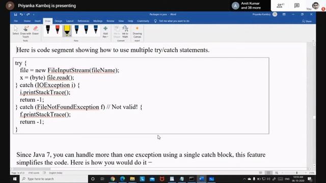 Lecture 17| Exception handling continue.... in java #javase#javase#EIT#keyword#variablesinjava