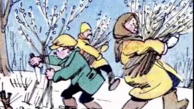 Мысли о вербе. Короткий стих. смотреть онлайн