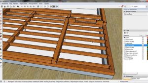 Баня из бруса с комнатой отдыха 6x6 своими руками. Проект в SketchUp.