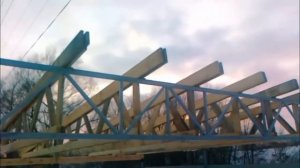 КАК СДЕЛАТЬ НАВЕС НА ДВА АВТОМОБИЛЯ!!!/СТРОИТЕЛЬСТВО НАВЕСА СВОИМИ РУКАМИ!