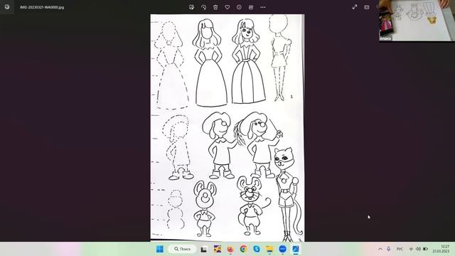 Рисуем 3 мушкетёра ▶ Рисование героев мультфильмов смотреть онлайн