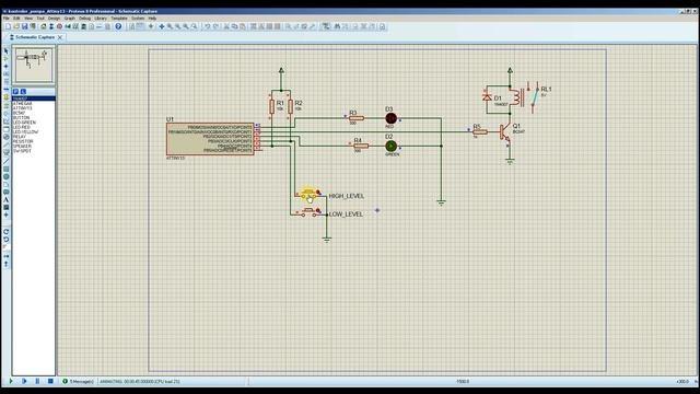 Контроллер уровня жидкости в емкости на Attiny13 смотреть онлайн