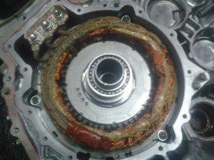 Тойота Приус 20 АКПП замена подшипника ротора МГ1